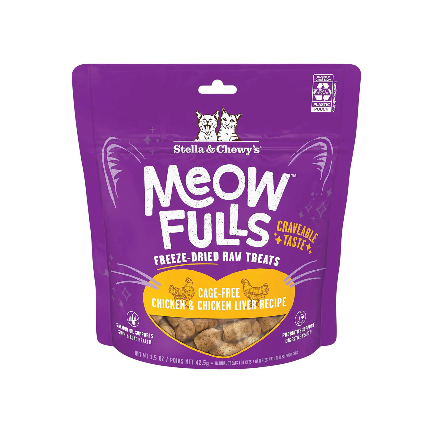 Stella & Chewy Meowfulls Freeze Dried Cat Treats