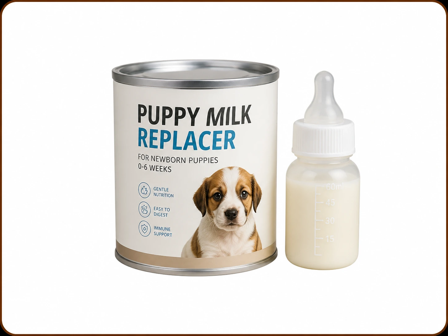 Prepared puppy formula