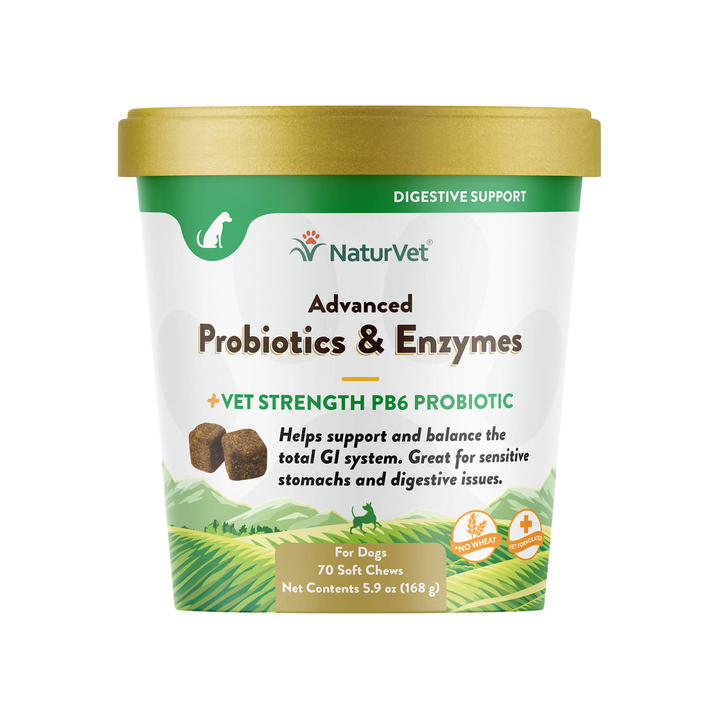 NaturVet Advanced Probiotics & Enzymes for Dogs