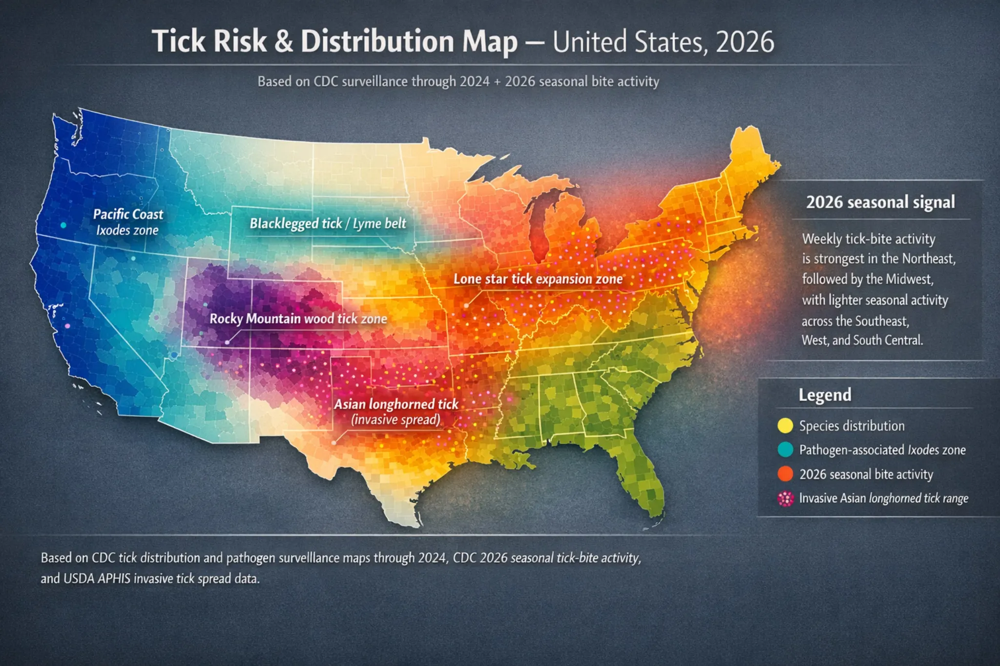 Tick tracker map placeholder